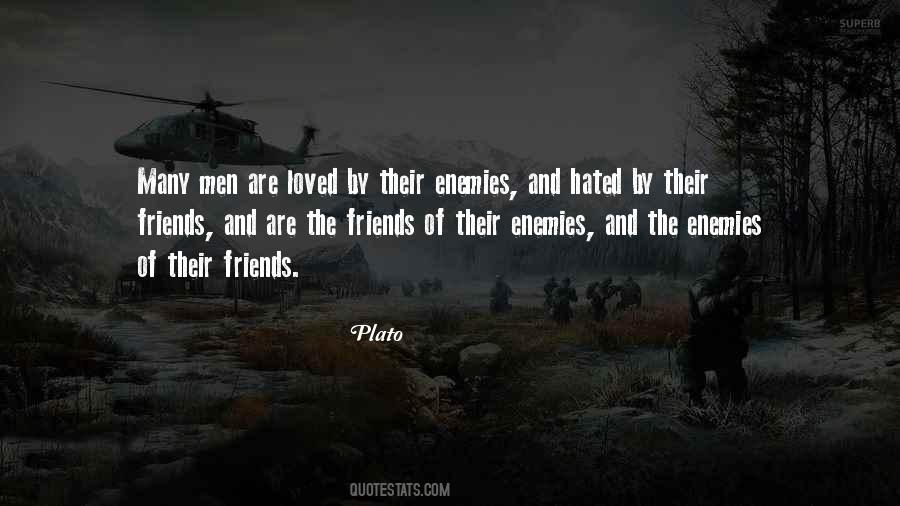 Quotes About Enemies And Friends #430999