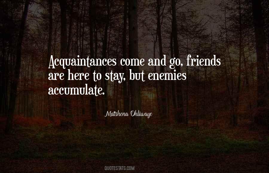 Quotes About Enemies And Friends #455505