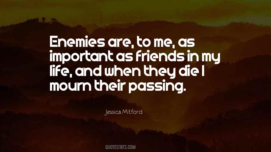 Quotes About Enemies And Friends #91019