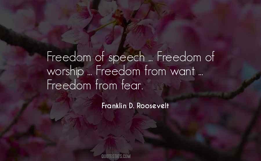Fear Of Freedom Quotes #236760