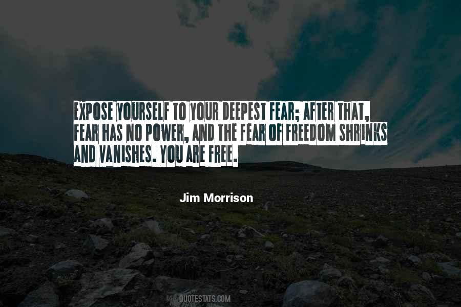 Fear Of Freedom Quotes #268042