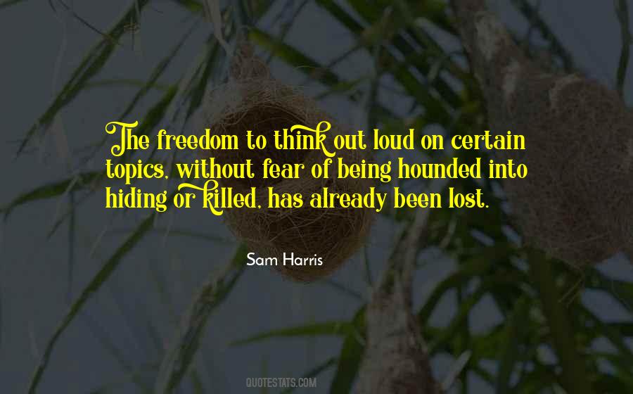 Fear Of Freedom Quotes #311533