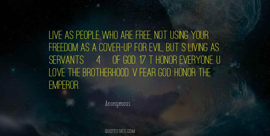 Fear Of Freedom Quotes #373099