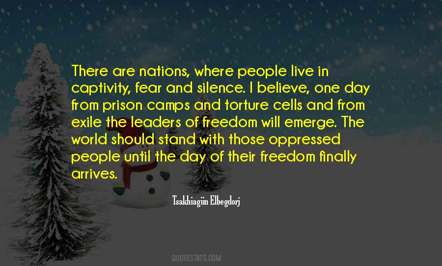 Fear Of Freedom Quotes #531071