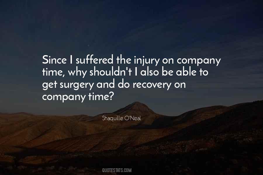 Quotes About Surgery Recovery #1834876