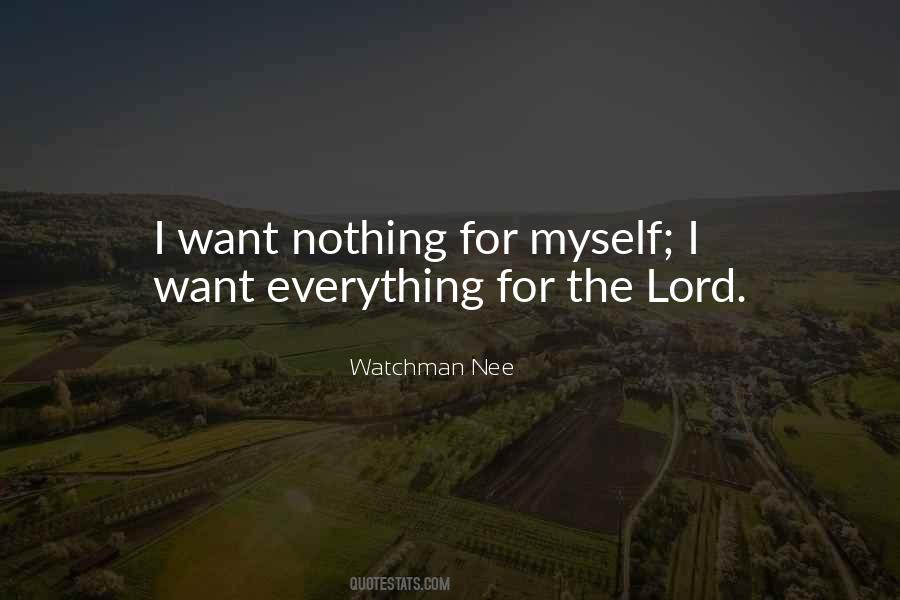 Want Nothing Quotes #1447779