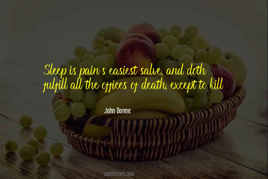 Quotes About Sleep And Pain #242519