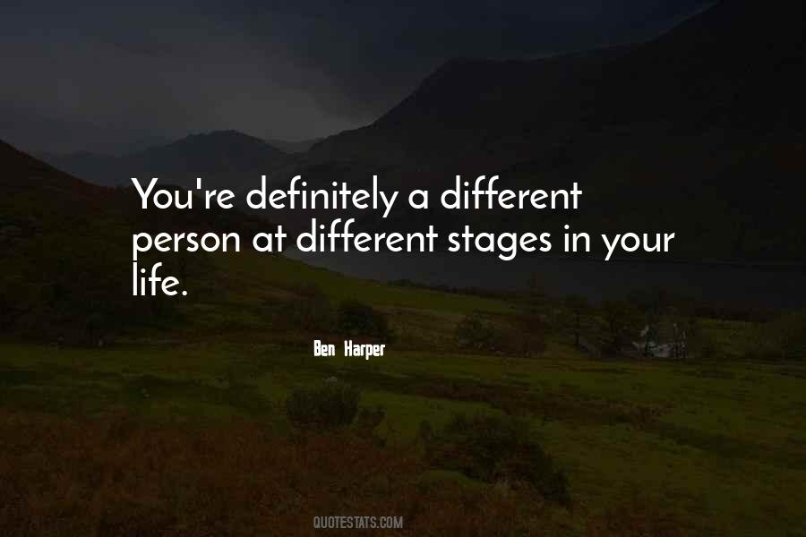 Stages In Your Life Quotes #787665