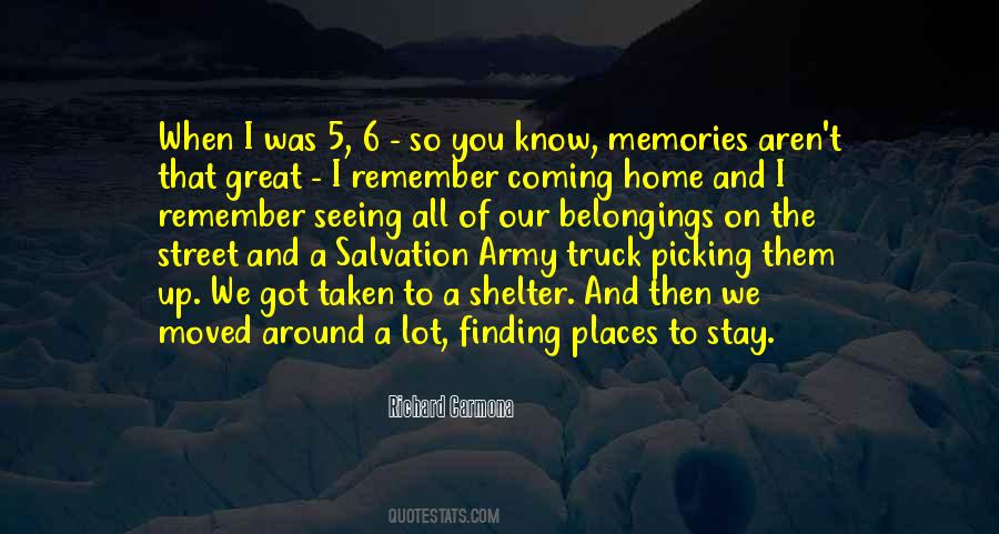 Quotes About Memories Of Home #915548