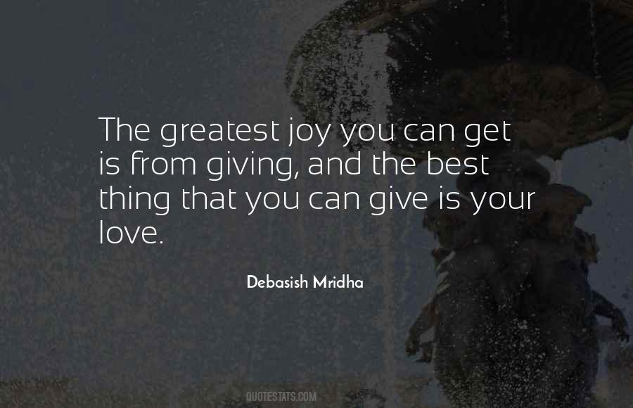 Giving Is Happiness Quotes #1067822