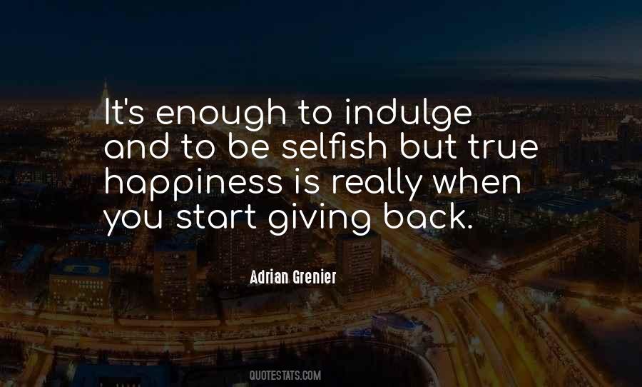 Giving Is Happiness Quotes #259442