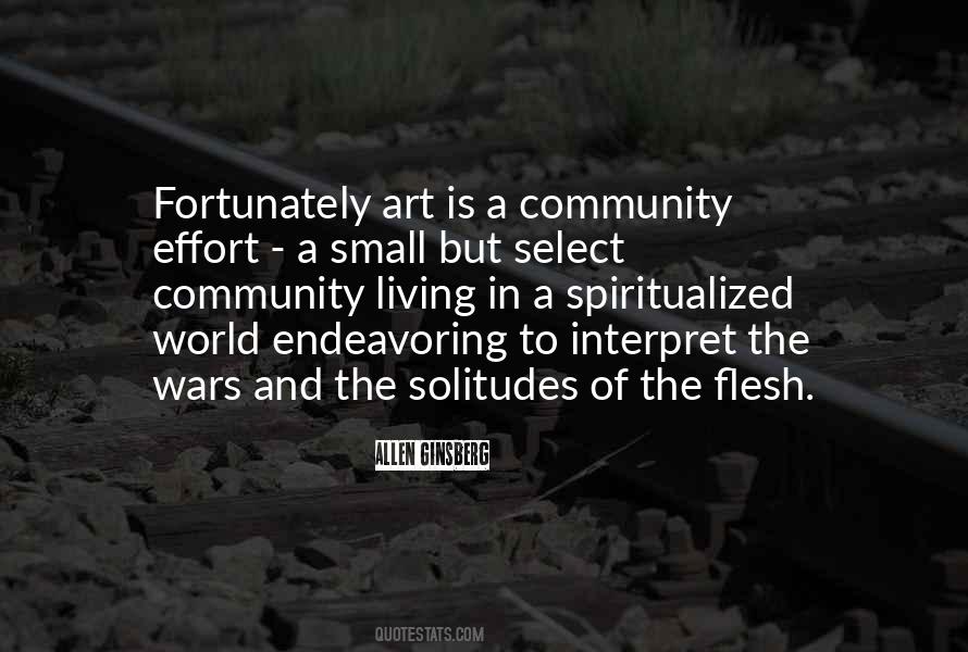 Quotes About Community And Art #1130129