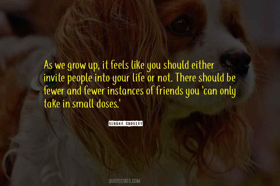 Quotes About Having Fewer Friends #875625
