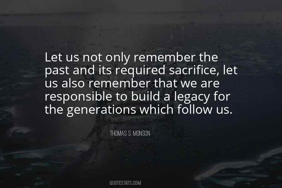 Quotes About Past Generations #1527816