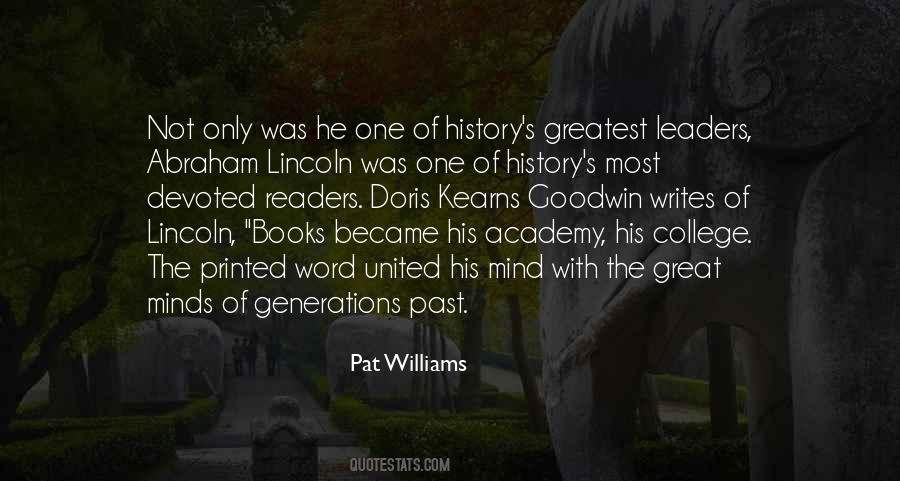 Quotes About Past Generations #1741860