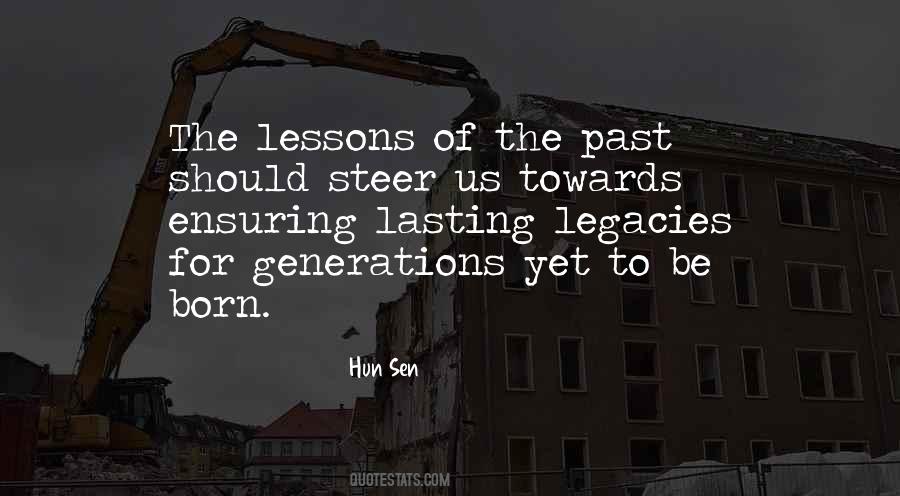 Quotes About Past Generations #724790