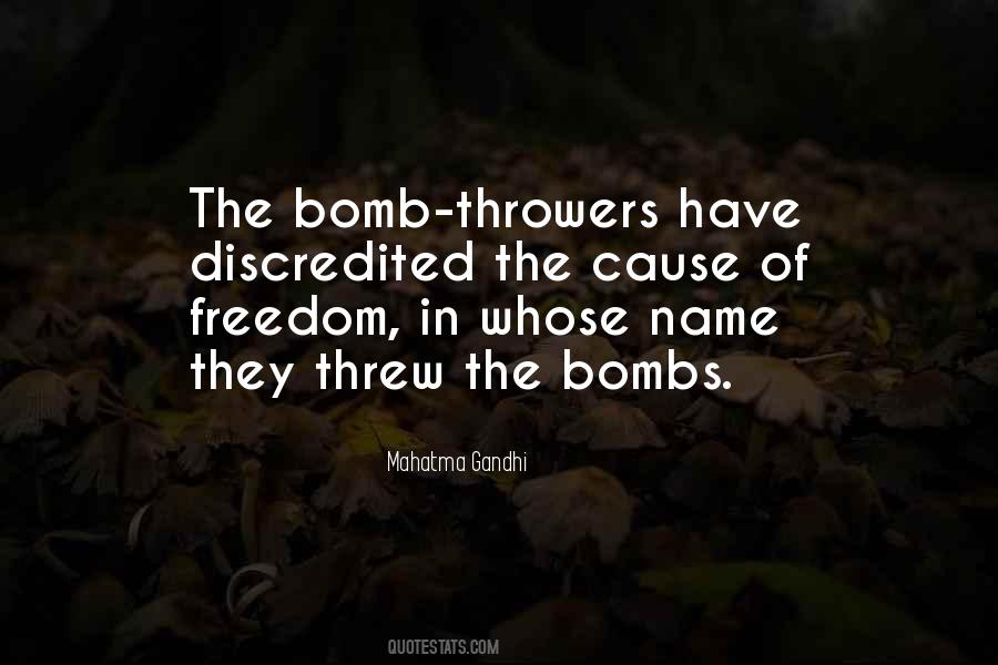 Quotes About Bombs #1054764