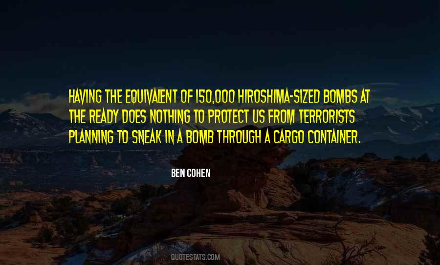 Quotes About Bombs #1164853