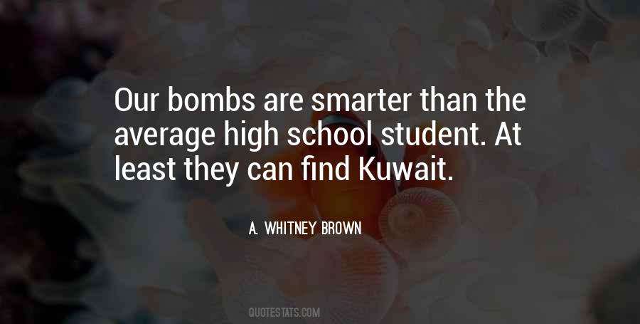 Quotes About Bombs #1321726