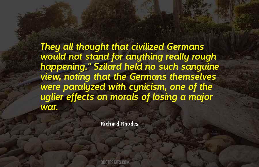 Quotes About Effects Of War #1683487