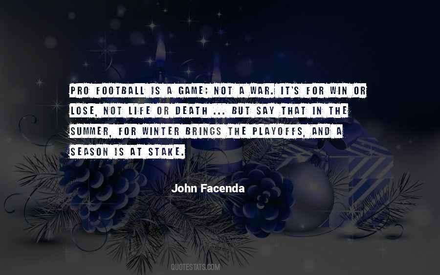 Quotes About Football Playoffs #764014