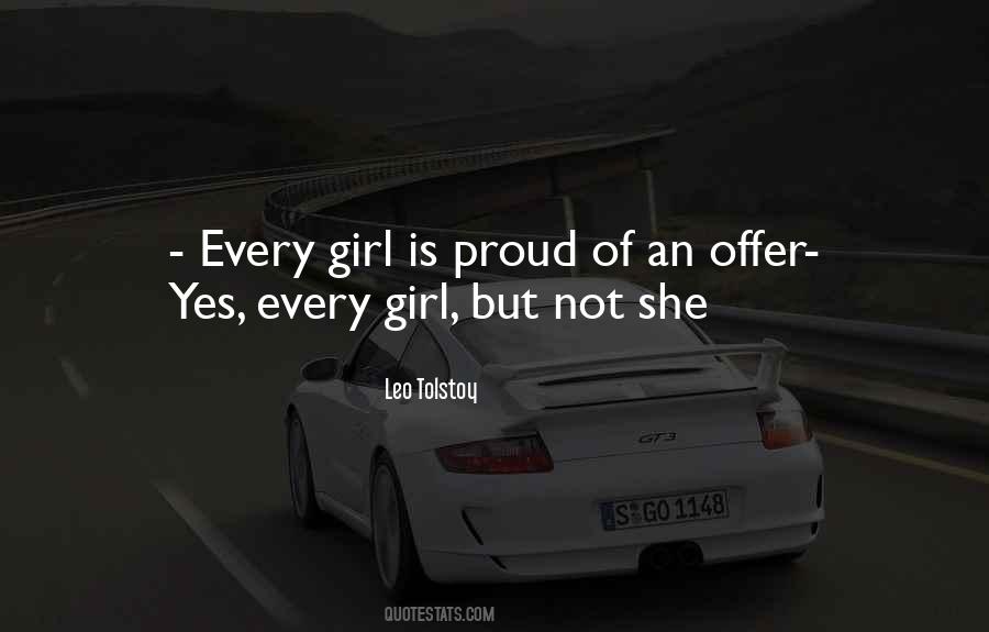 Quotes About Proud Girl #971182