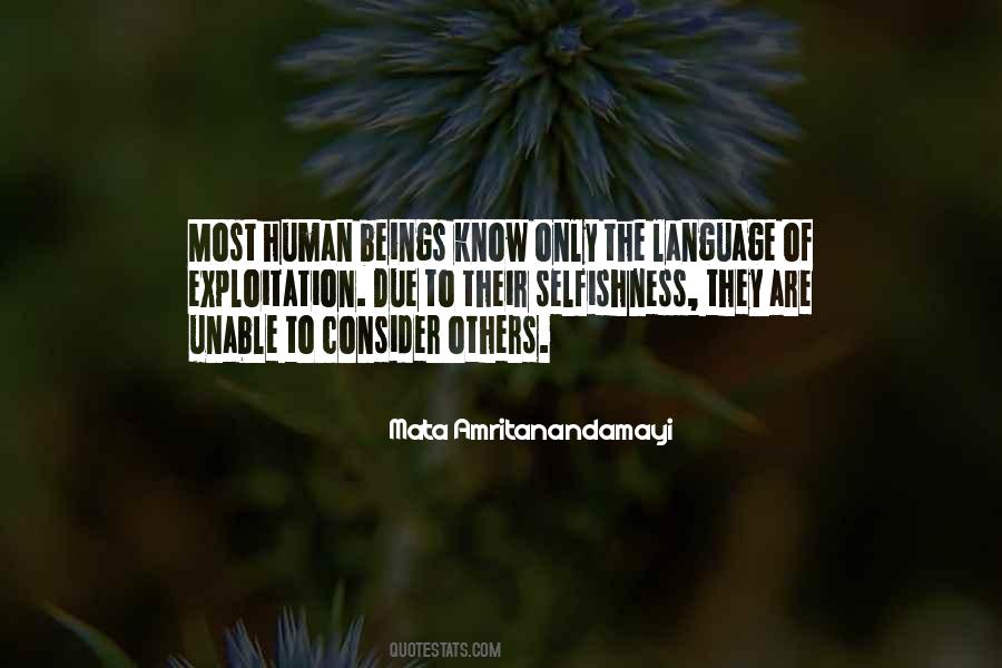 Quotes About Human Language #290687