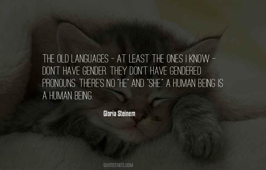 Quotes About Human Language #360113