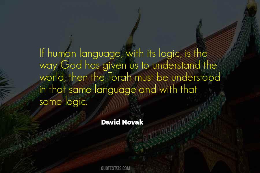 Quotes About Human Language #404318