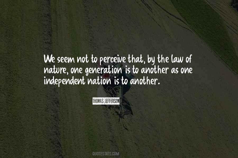 Quotes About The Law Of Nature #1007690