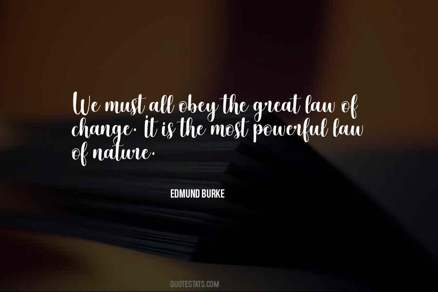 Quotes About The Law Of Nature #143566