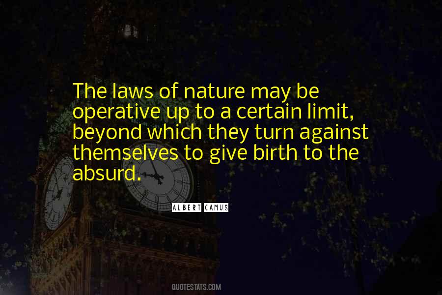 Quotes About The Law Of Nature #151345
