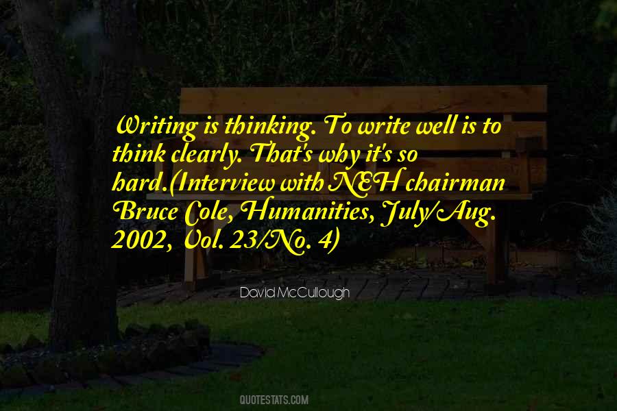 Clarity Of Thinking Quotes #714672