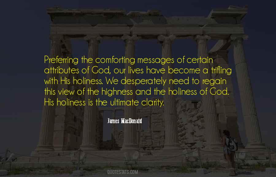 Quotes About Holiness Of God #1846281