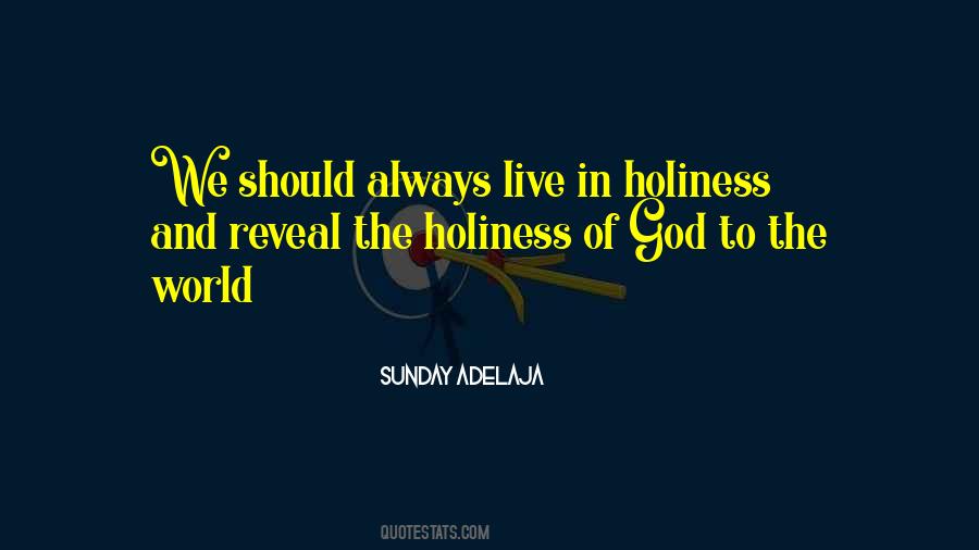 Quotes About Holiness Of God #624845