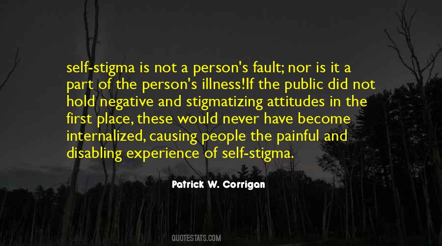 Quotes About Mental Illness Stigma #1328776