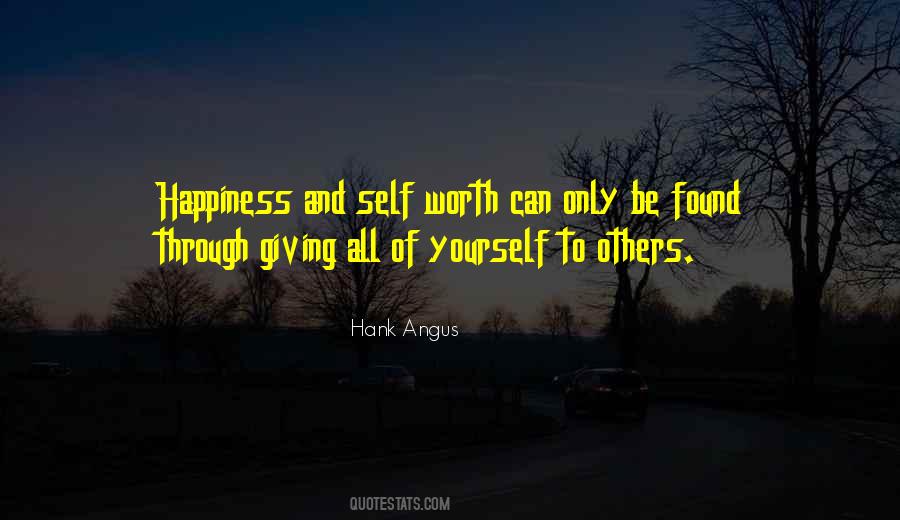 Quotes About Self Worth And Happiness #1019628