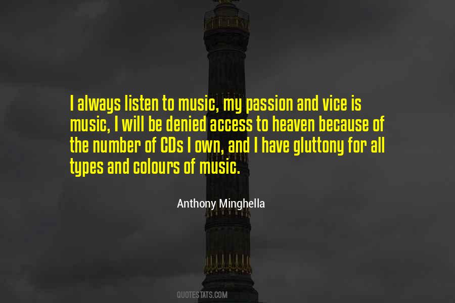 Quotes About Passion On Music #16032