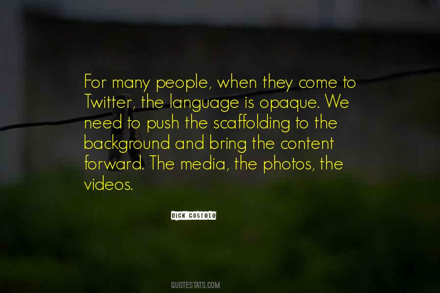 Quotes About Media And Language #1216229