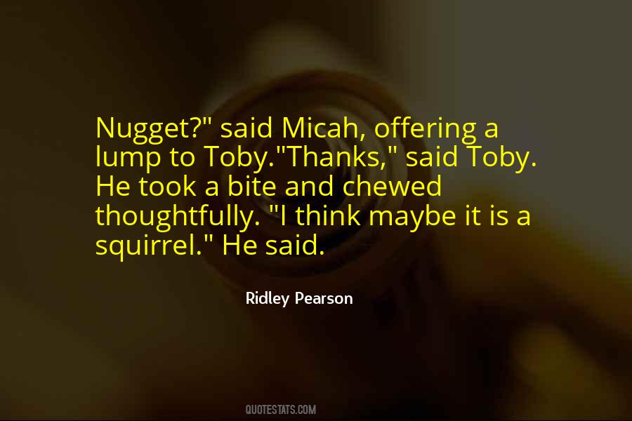 Quotes About Toby #623915