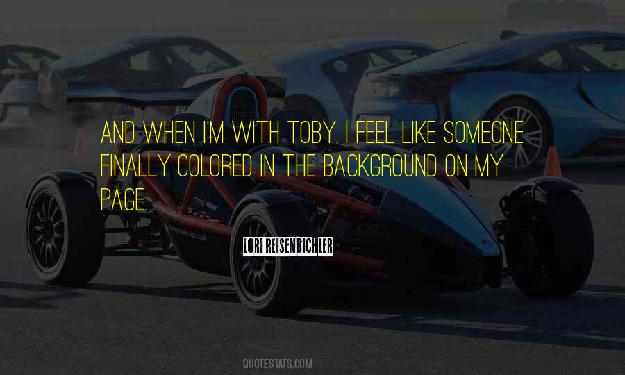 Quotes About Toby #862091