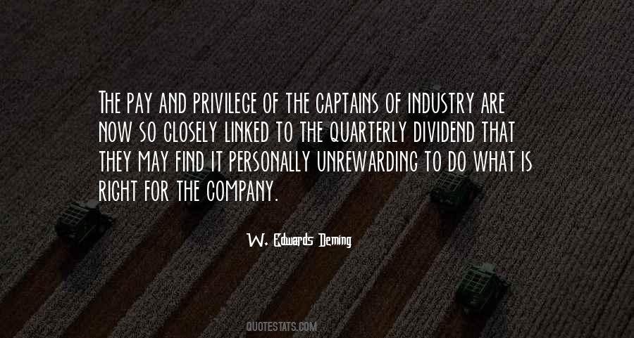 Quotes About Captains Of Industry #561793