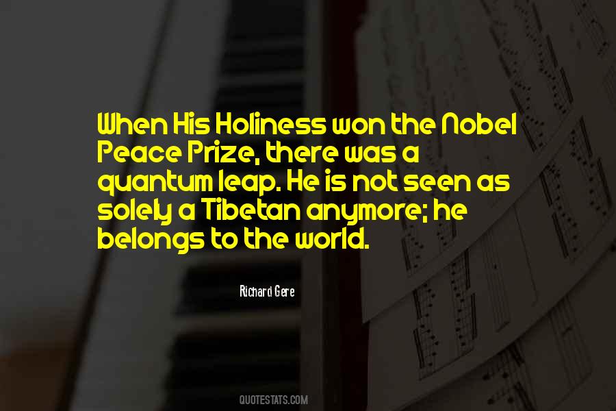 Quotes About The Nobel Peace Prize #1852320