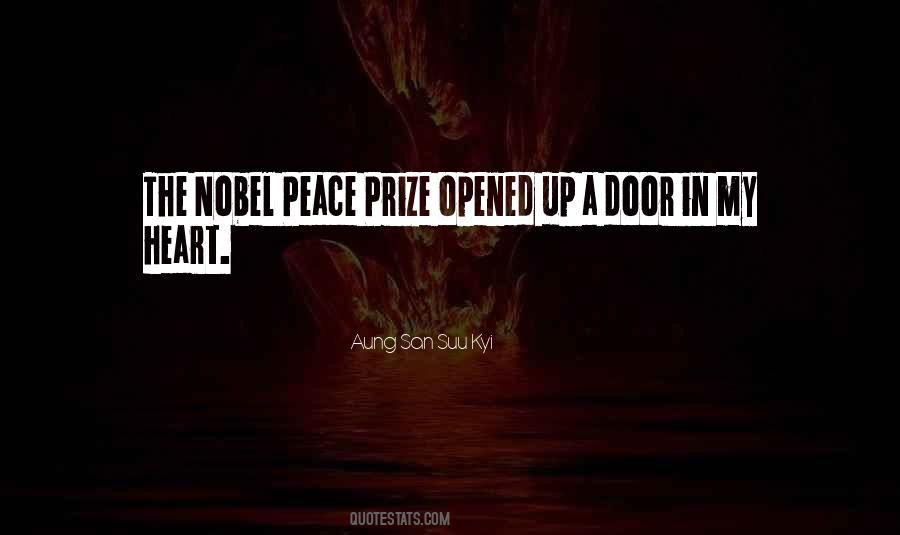 Quotes About The Nobel Peace Prize #1862299