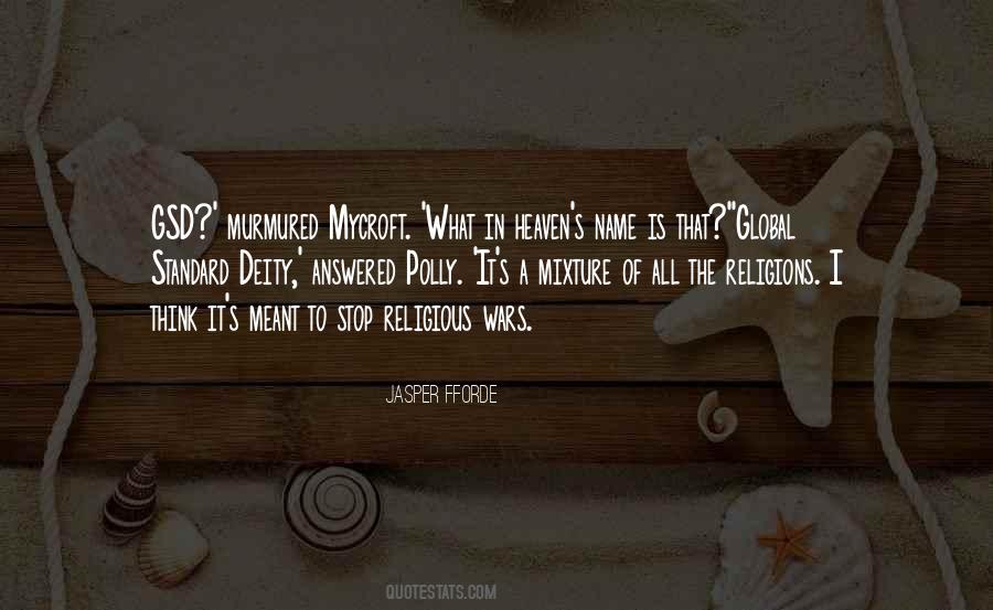 Quotes About Religious Wars #1019765