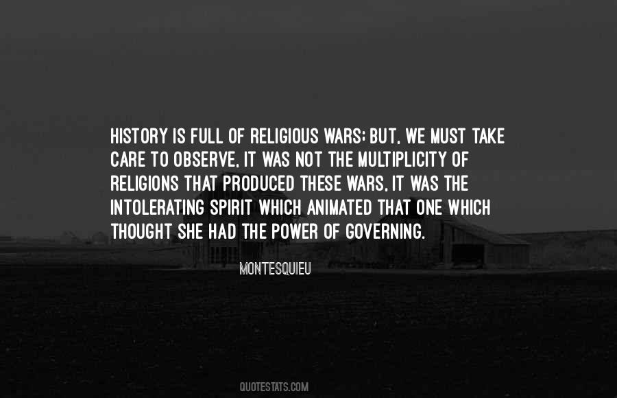 Quotes About Religious Wars #1145075