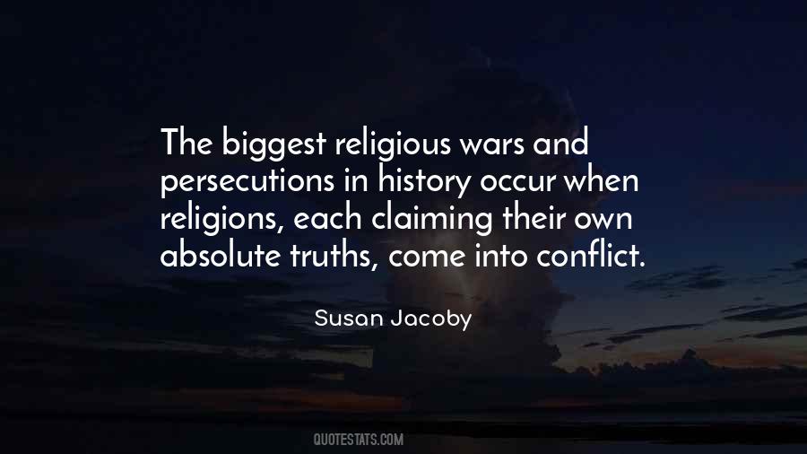 Quotes About Religious Wars #1433753