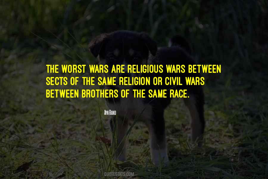 Quotes About Religious Wars #167440