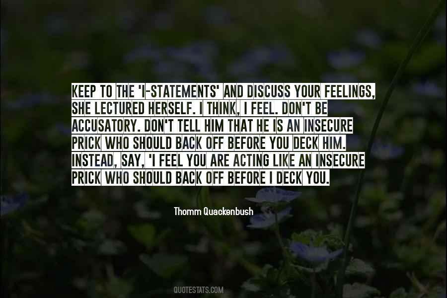 Quotes About Fighting Your Feelings #362189