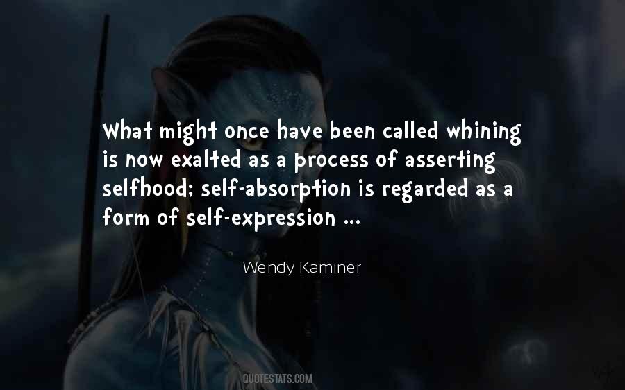 Quotes About Self Absorption #1048623